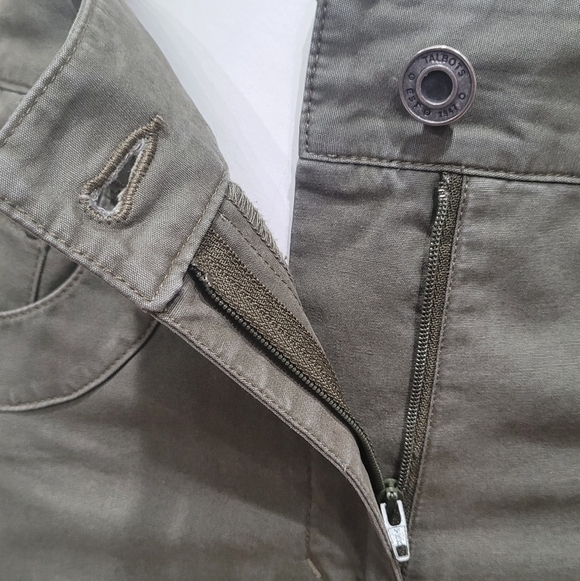 Talbots Olive Green A-line Neutral Casual Skirt Knee Length Women's Sz 10 - Picture 5 of 7